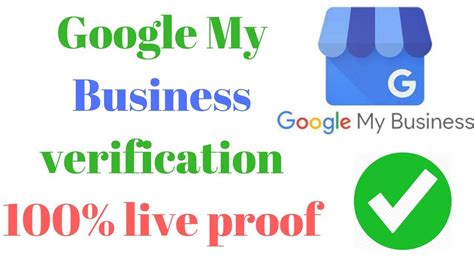 google my business verification